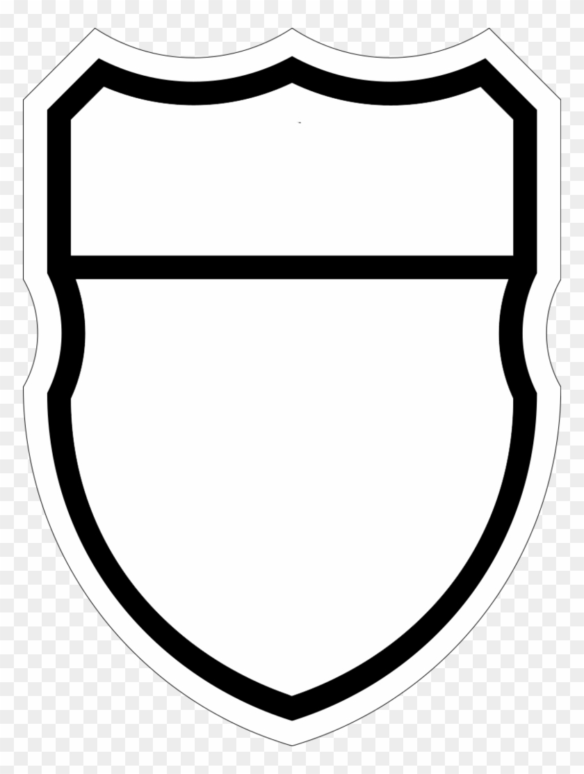 Blank Shield Png Clipart #1842297