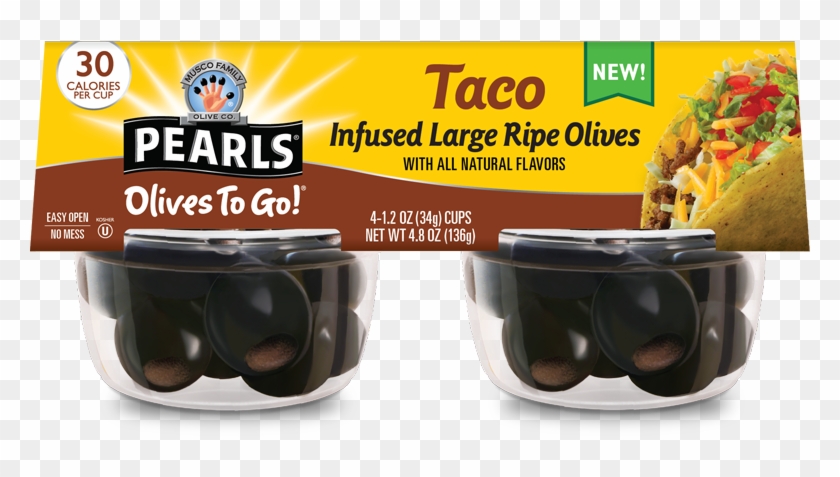 Pearls Olives To Go Infused Olives With Only 30 Calories - Pearls Infused Olives To Go Clipart #1842530