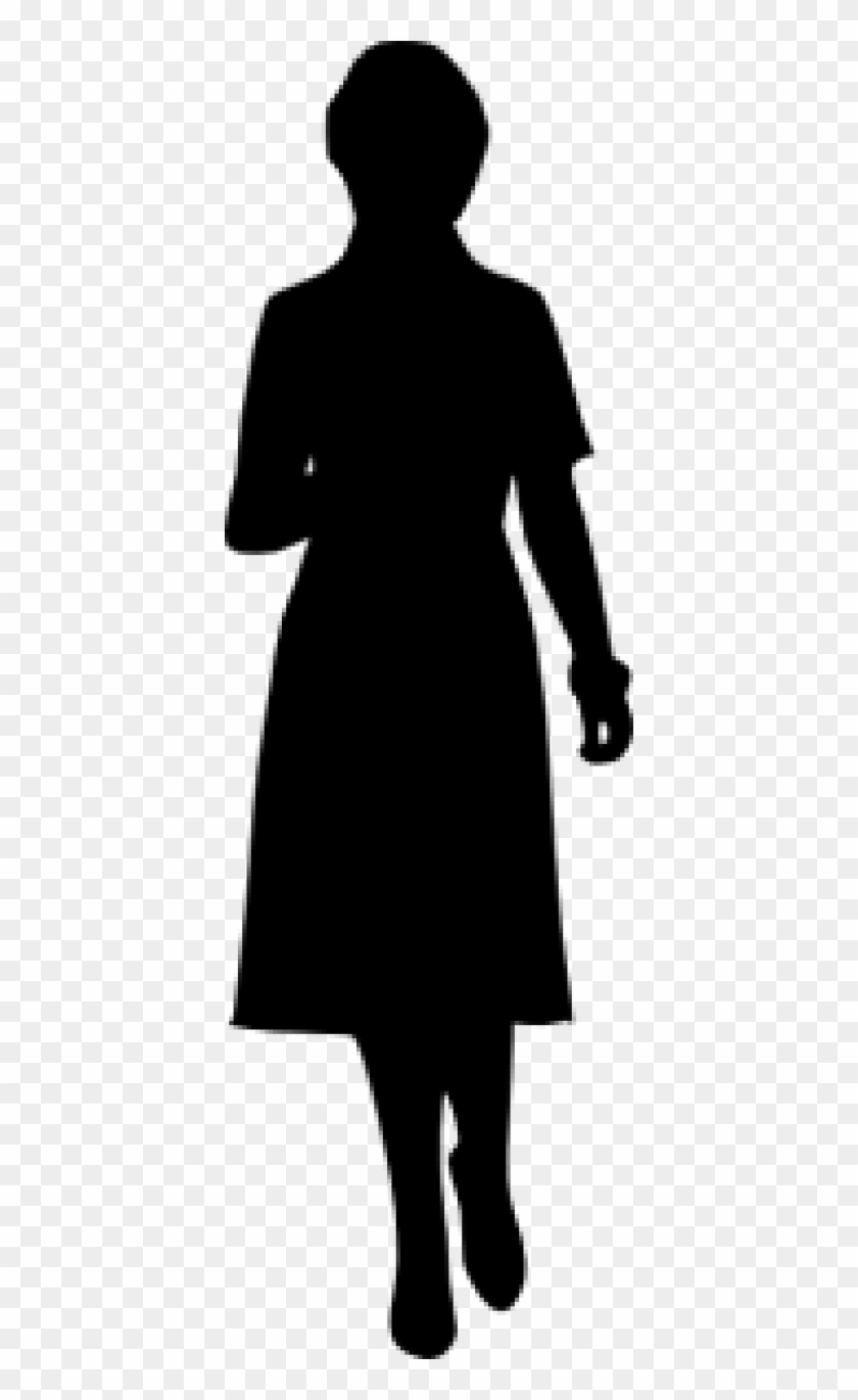 Silhouette Png Man Graduation , Png Download - Woman Silhouette Transparent Background Clipart #1843335