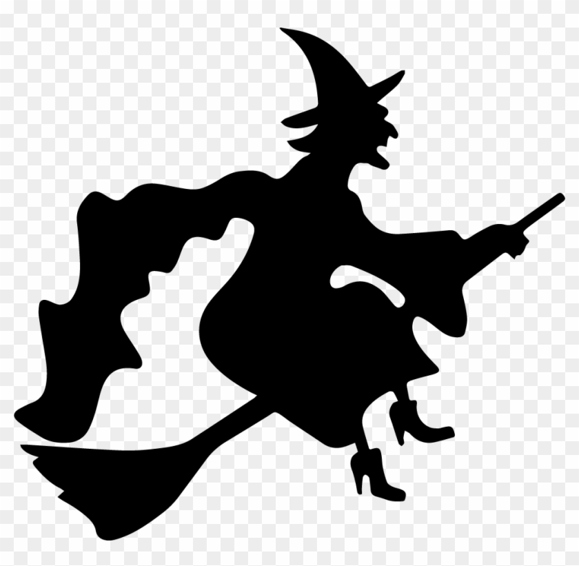 The Depaulia To Ride On The Witchs Broomstick Transparent - Witch On A Broom Clipart #1843482