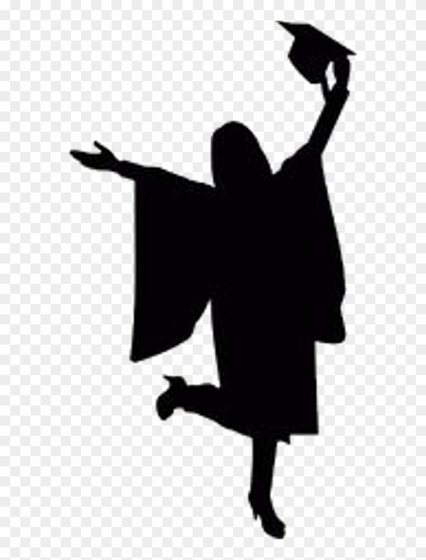 Download Download #تخرج #grad #graduation #اسود #freetoedit - Cap And Gown Silhouette Clipart Png ...
