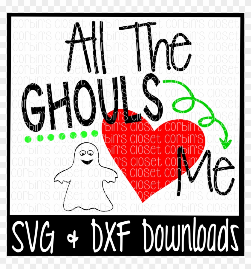 All The Ghouls - Heart Clipart #1844413
