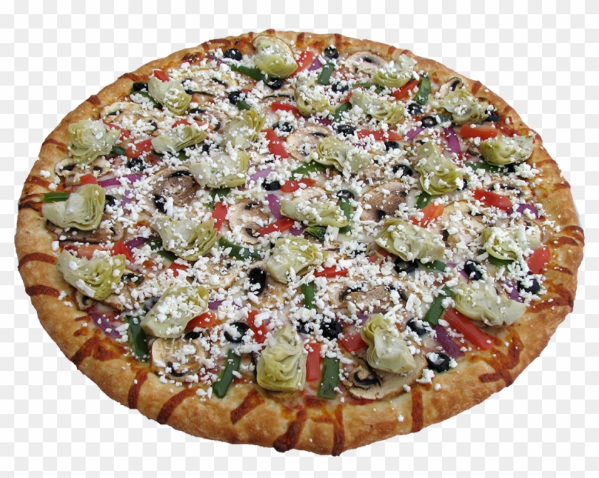 Greek Feta Pizza Clipart