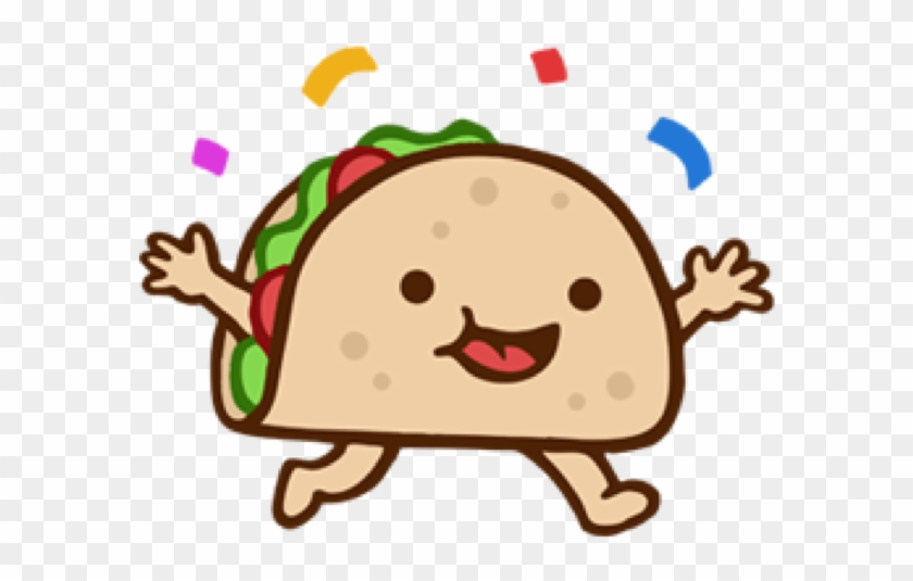 Picture Black And White Silly Taco Sticker Pack By - Silly Taco Clipart