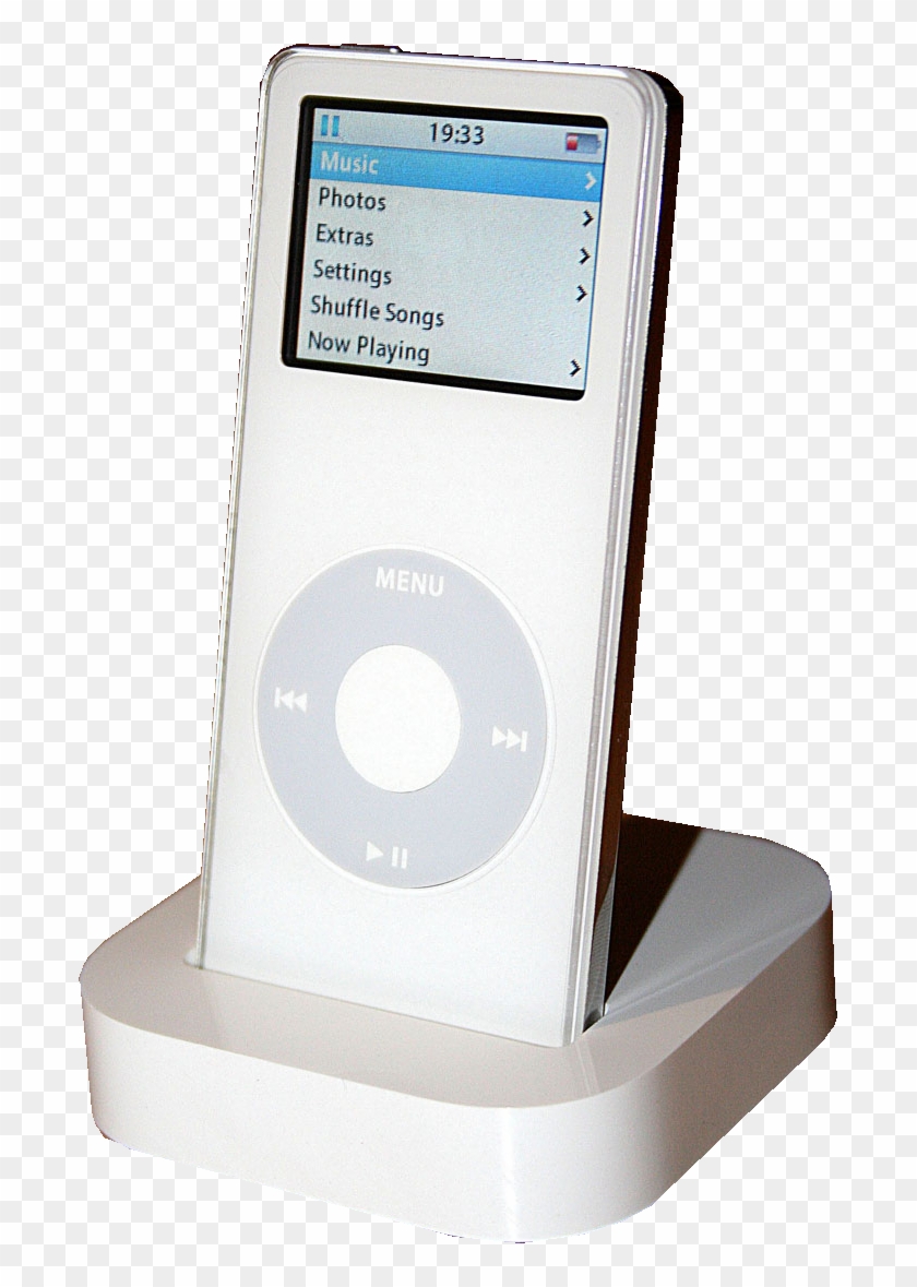 Ipod Nano In Its Dock - Ipod Nano 1 Generation Clipart