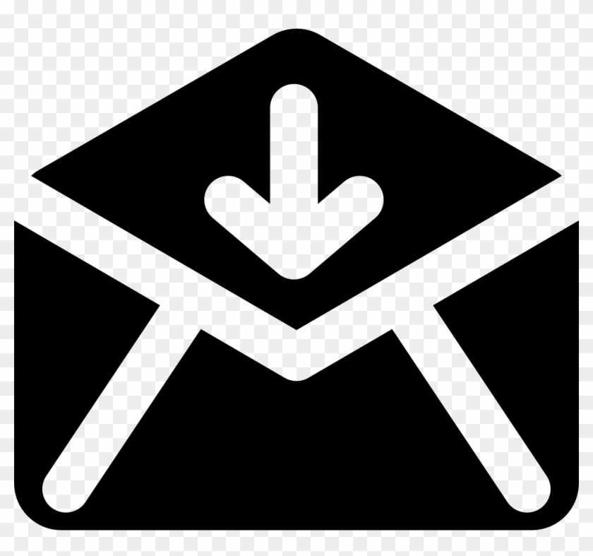 Open Envelope Down Arrow Comments Clipart #1845404