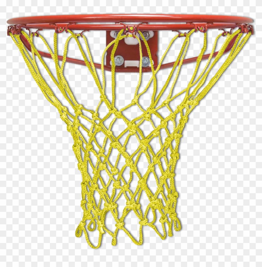 Krazy Netz Yellow Basketball Net - Basketball Net Red White Blue Clipart
