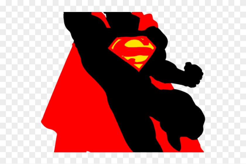 Superman Clipart 3d Png - Superman Silhouette Png Transparent Png #1845936