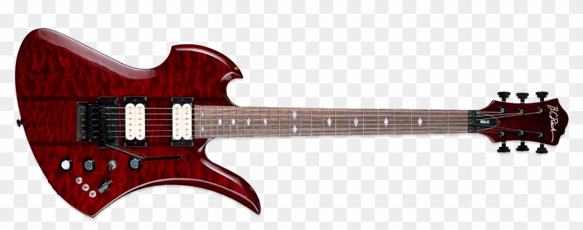 Bc Rich Mk11 Mockingbird - Epiphone Les Paul Custom Red Clipart