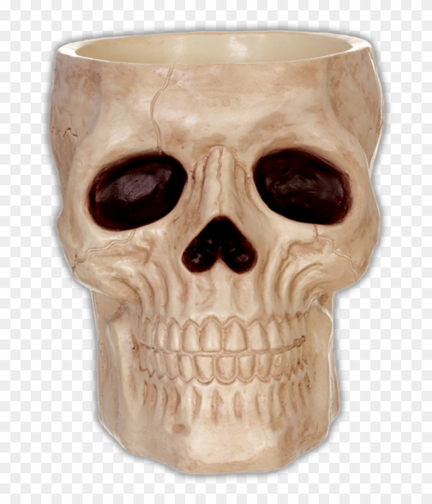 Skull 3d Candy Bowl Plastic Holder Skeleton Head Dish - Skull Candy Bowl Clipart