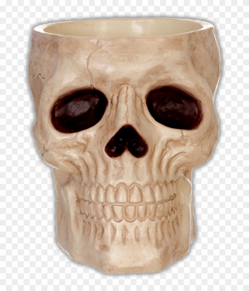 Skull 3d Candy Bowl Plastic Holder Skeleton Head Dish - Skull Candy Bowl Clipart #1846020