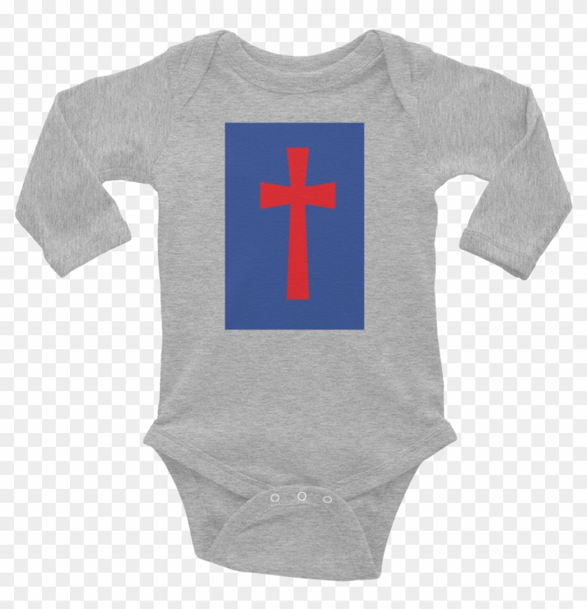 Infant Long Sleeve One-piece - Infant Bodysuit Clipart