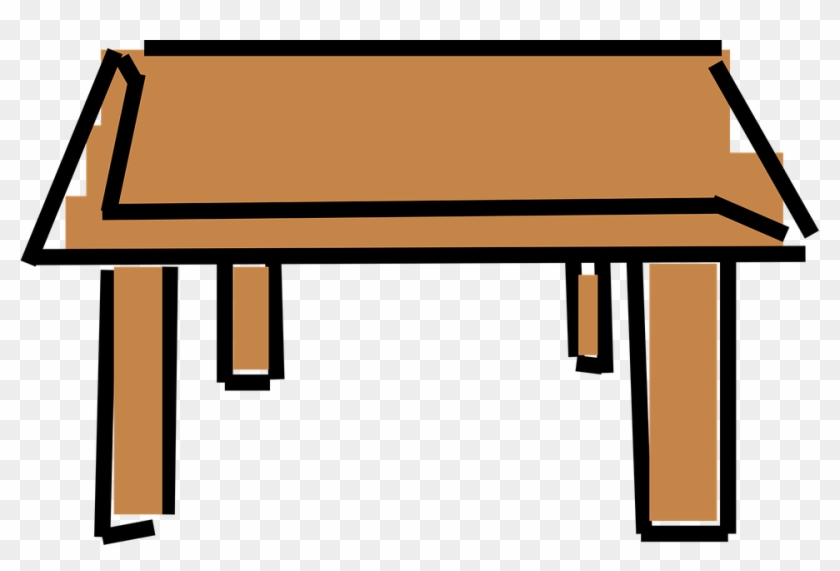 Table Clipart Cartoon - Png Download #1846832