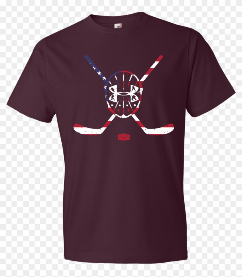 Usa Hockey Outline Flag , Png Download Clipart #1847085