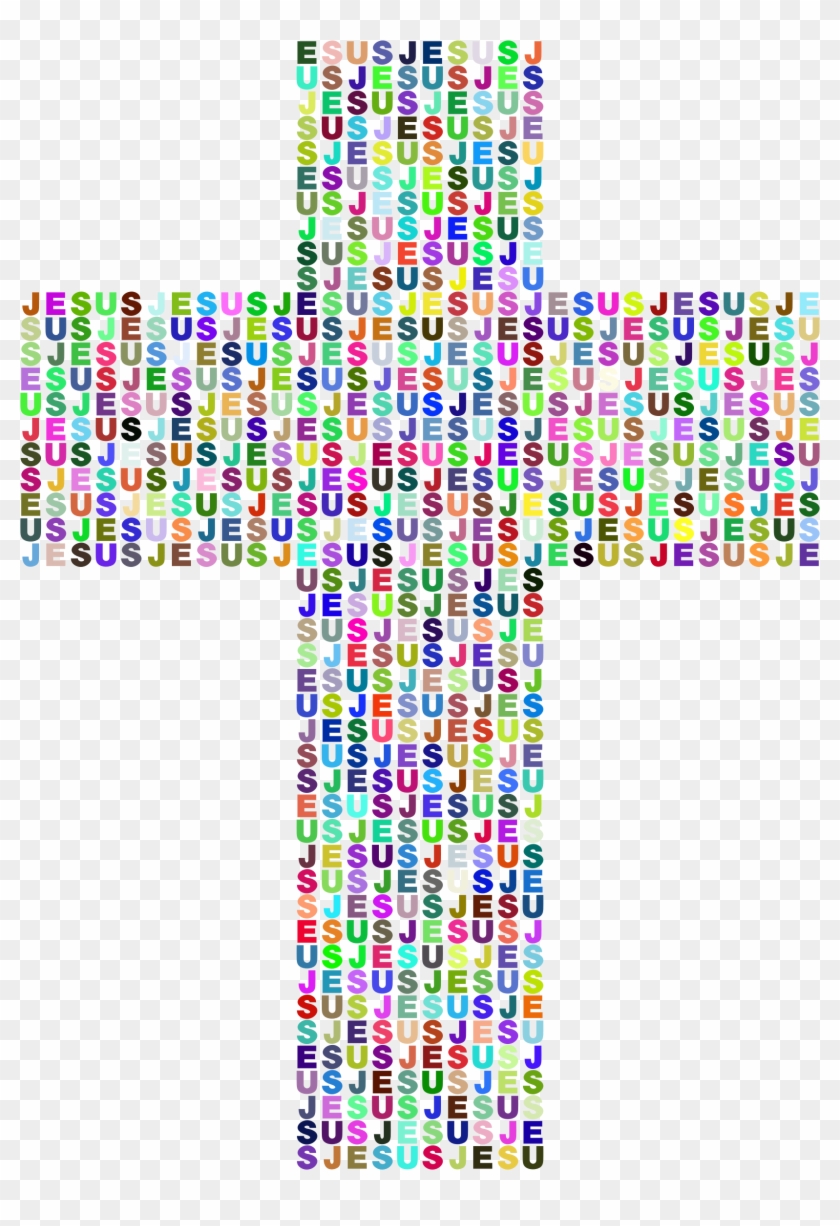 This Free Icons Png Design Of Jesus Cross Typography Clipart #1847144