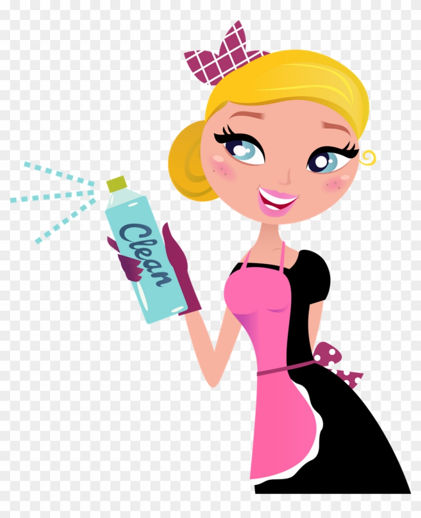 Cleaning Lady Png - Clip Art House Cleaning Transparent Png #1847533