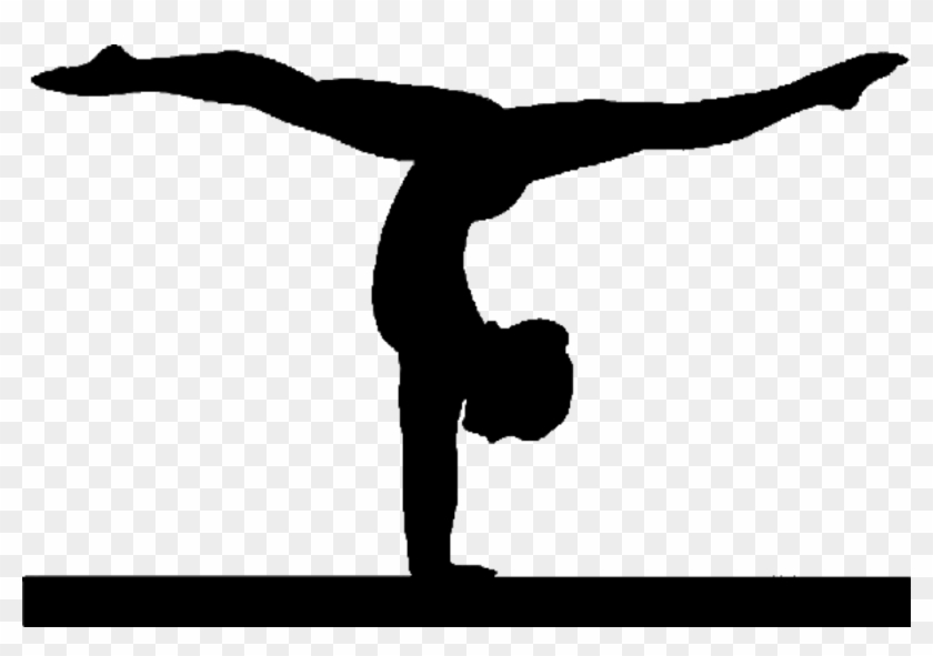 Boys Gymnastics Png Black And White Pluspng - Gymnastics Black And White Clipart