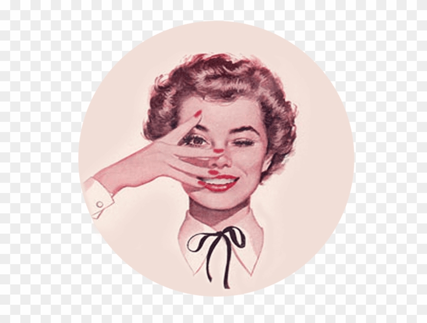 Cleaning Lady - Retro Style Clipart #1847698