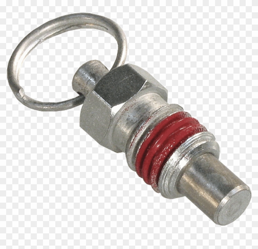 Extremely Compact Spring Loaded Plunger That Stays - Tool Clipart