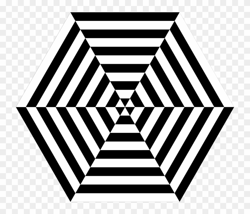 Free Hexagon Zebra Pizza Clipart #1848201