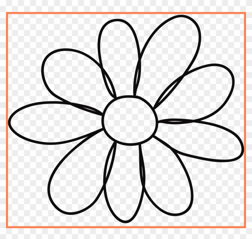 Best Petal Flower Template Quilting Picture For Clipart #1848313