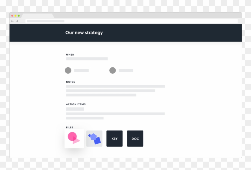 Give Participants Easy Access To Notes, Actions Or Clipart #1848317