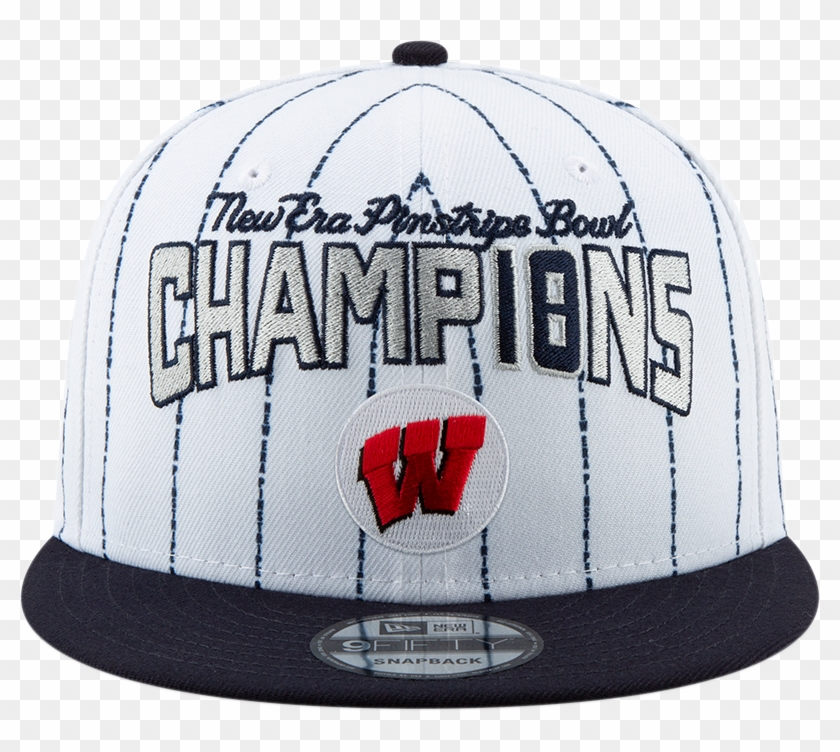 2018 New Era Pinstripe Bowl Champion Wisconsin Badgers - Baseball Cap Clipart