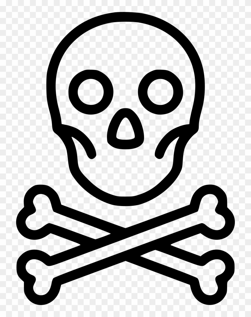 Toxic Symbol Png - Animal Skull And Crossbones Clipart #1849159