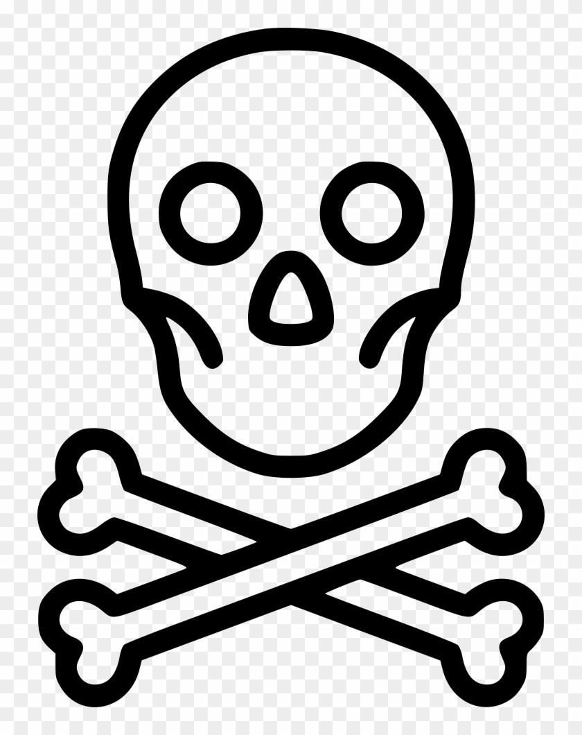 Toxic Symbol Png - Animal Skull And Crossbones Clipart