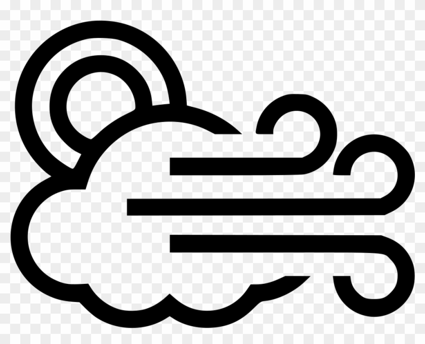Png File - Weather Logos Windy Clipart #1849434
