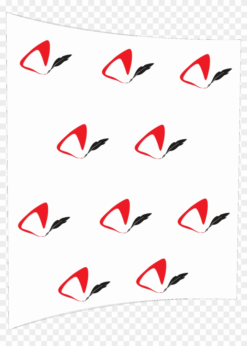 Curved Fabric Banner Wall Clipart