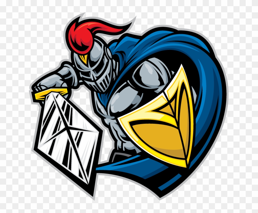 Knight With Sword And Shield Clipart #1850703