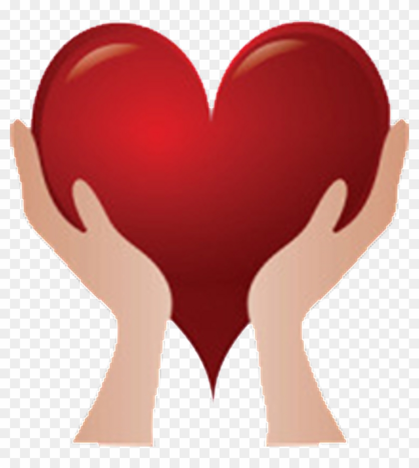 Giving Hands Png - Heart In Hands Clipart Transparent Png #1850793