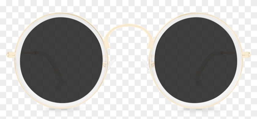 Mellow Clear S Round Sunglasses Polette - Circle Clipart #1850827