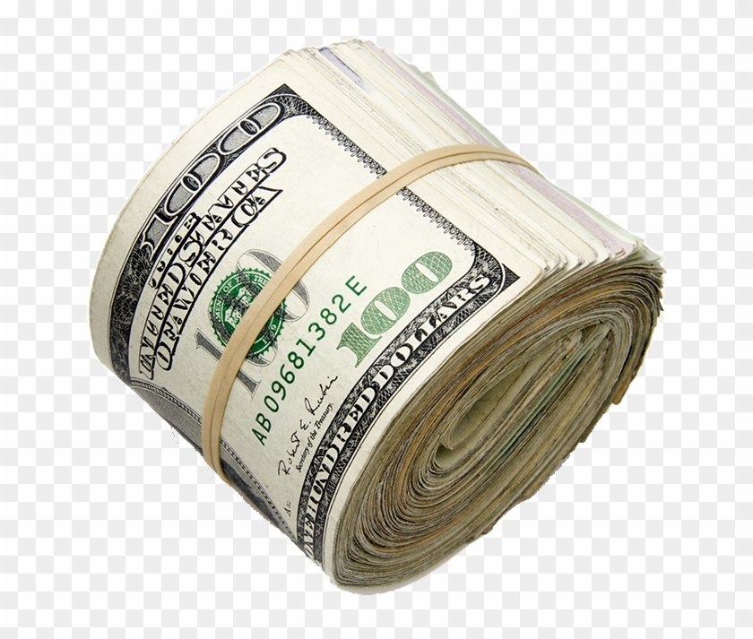 Roll Of $100 Bills Clipart