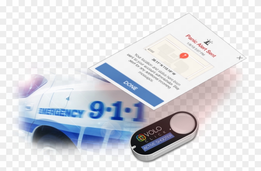 Scenarios Can Simultaneously Alert The Police, Security, - Gadget Clipart