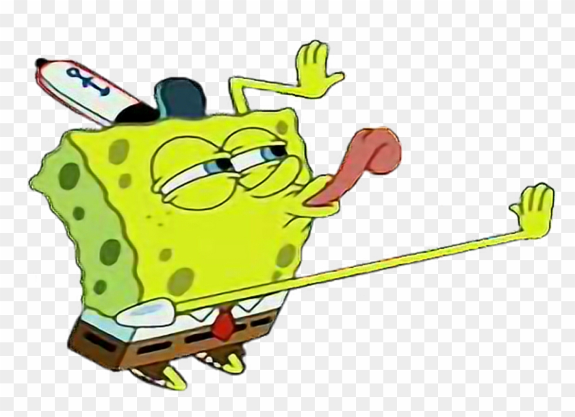 #spongebob #spongebob Squarepants #meme #aesthetic - Spongebob Licking Meme Png Clipart