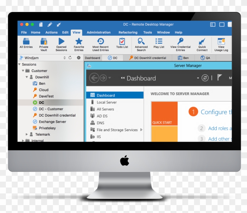 Remote Desktop Manager Mac Overview - Remote Desktop Connection Manager Mac Clipart #1851497