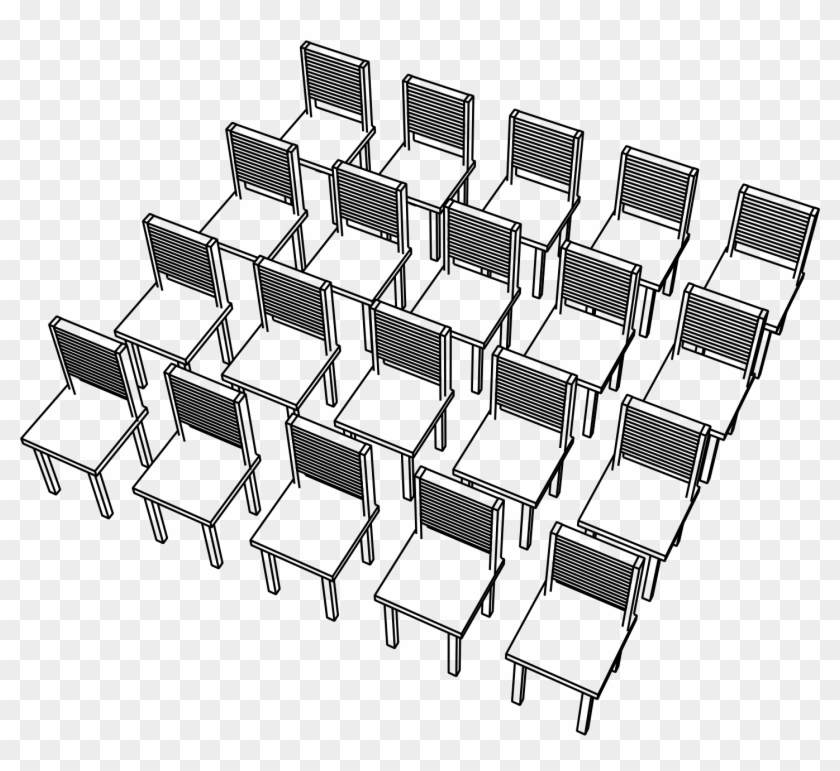 This Free Icons Png Design Of 20 Chairs 2nd Angle - Folding Chair Clipart #1851554