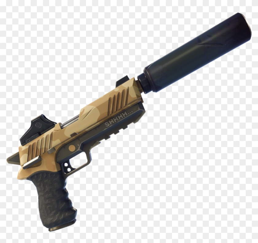 Suppressed Pistol Png - Ranged Weapon Clipart #1851689