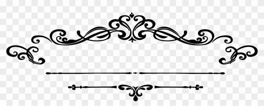 Big Image - Divider Silhouette Clipart