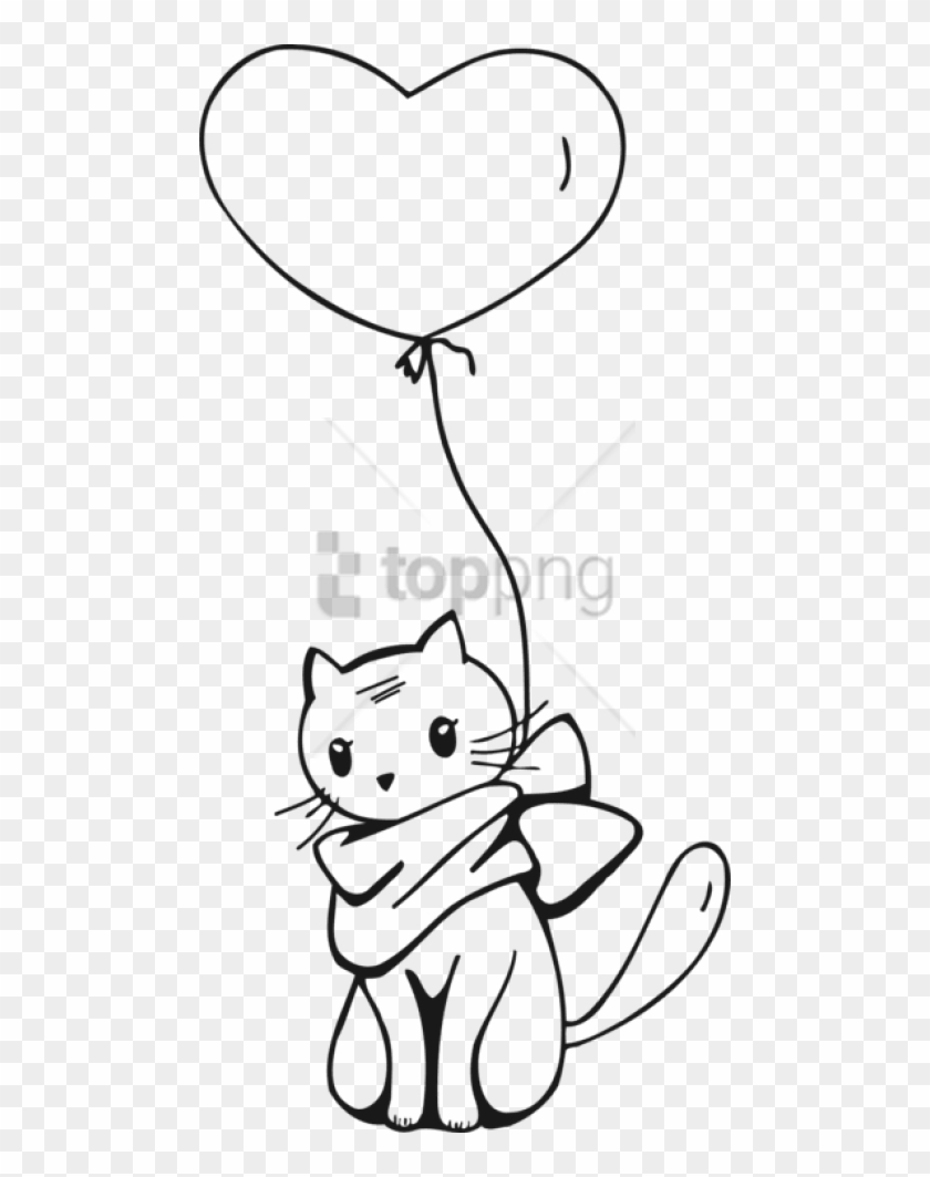 Free Png Outline Cat Line Art Png Image With Transparent - Outline Drawings Of Cats Clipart #1851803
