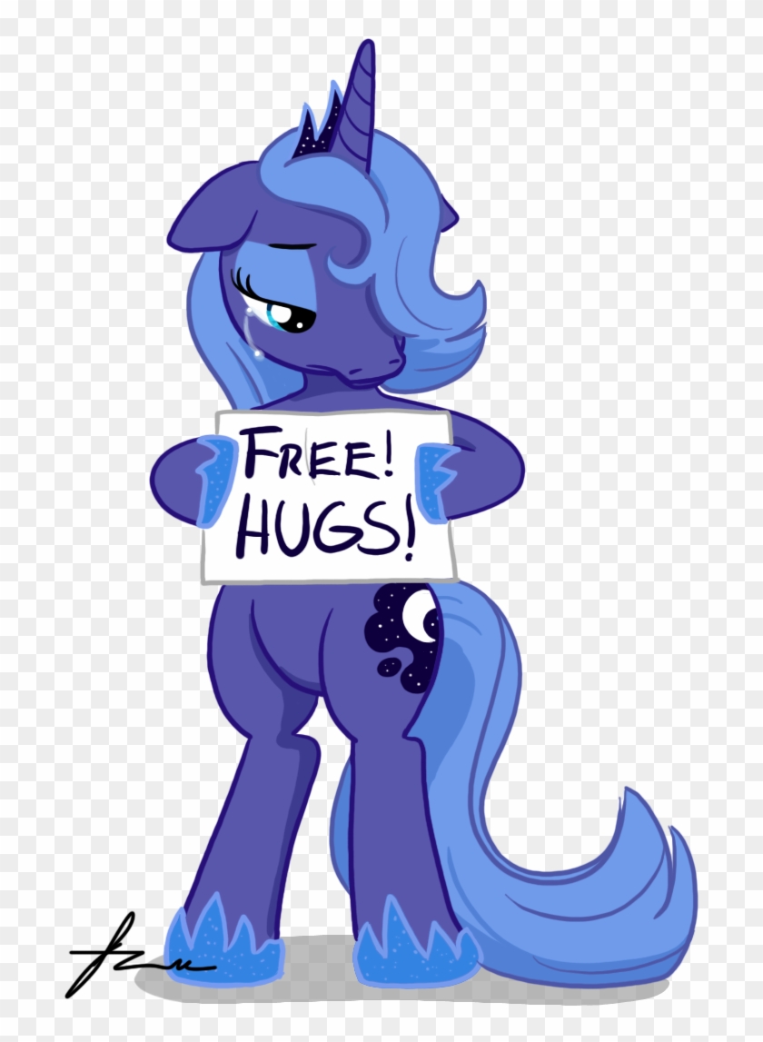 Download Furboz, Bipedal, Crying, Free Hugs, Hoof Shoes, - Luna Free Hugs Clipart