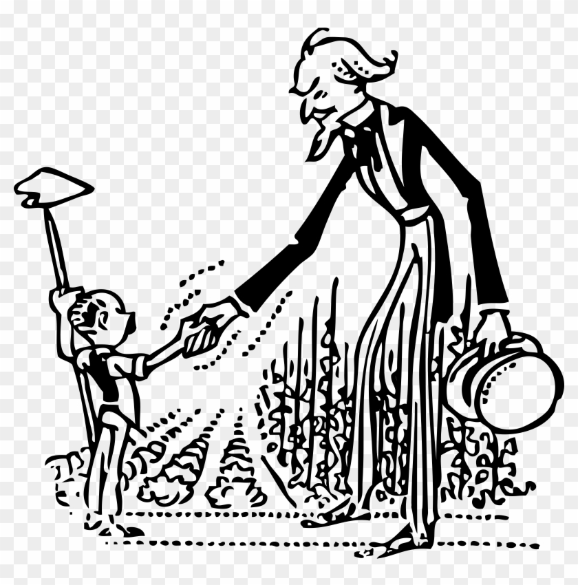 How To Set Use Uncle Sam Shakes The Farmers Hand Svg Clipart #1852056