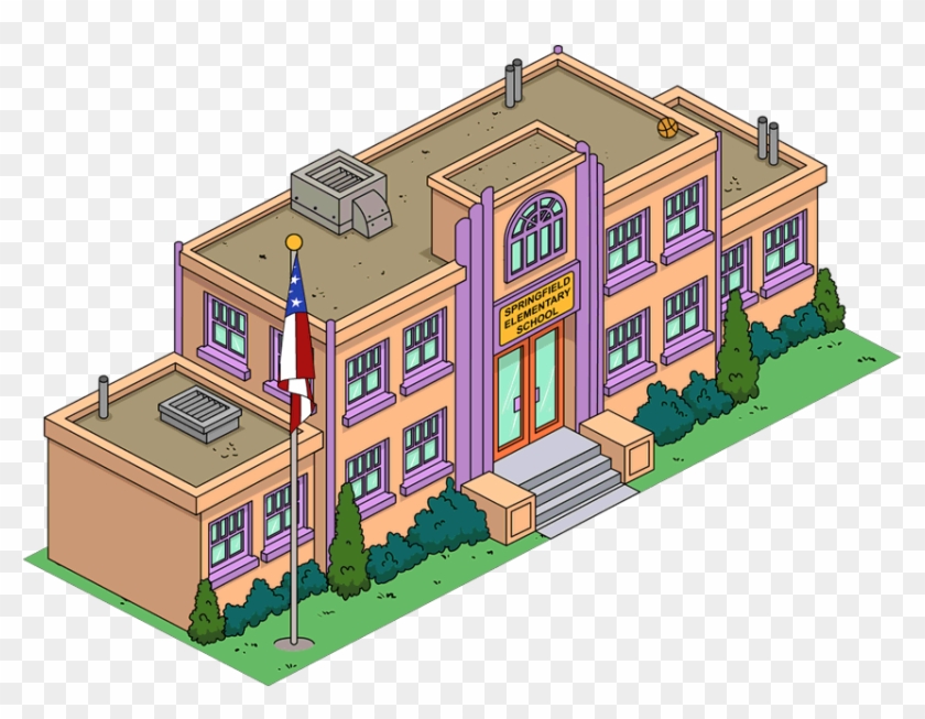 Picture Of School Building Clipart #1852447