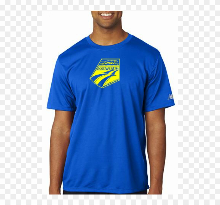 Nb7119 Mens Royal Ss Tee Full Front-700x700 Clipart