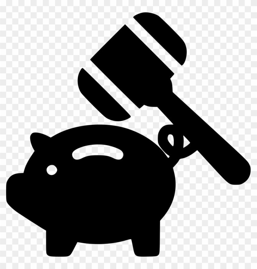 Png File Svg - Break Piggy Bank Icon Clipart