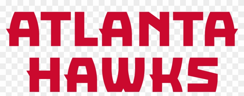 Atlanta Hawks Logo Font - Atlanta Hawks Wordmark Logo Clipart #1852741