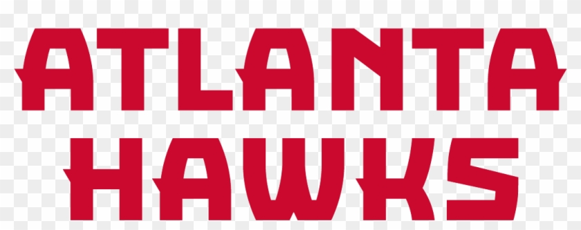 Atlanta Hawks Logo Font - Atlanta Hawks Wordmark Logo, HD Png Download