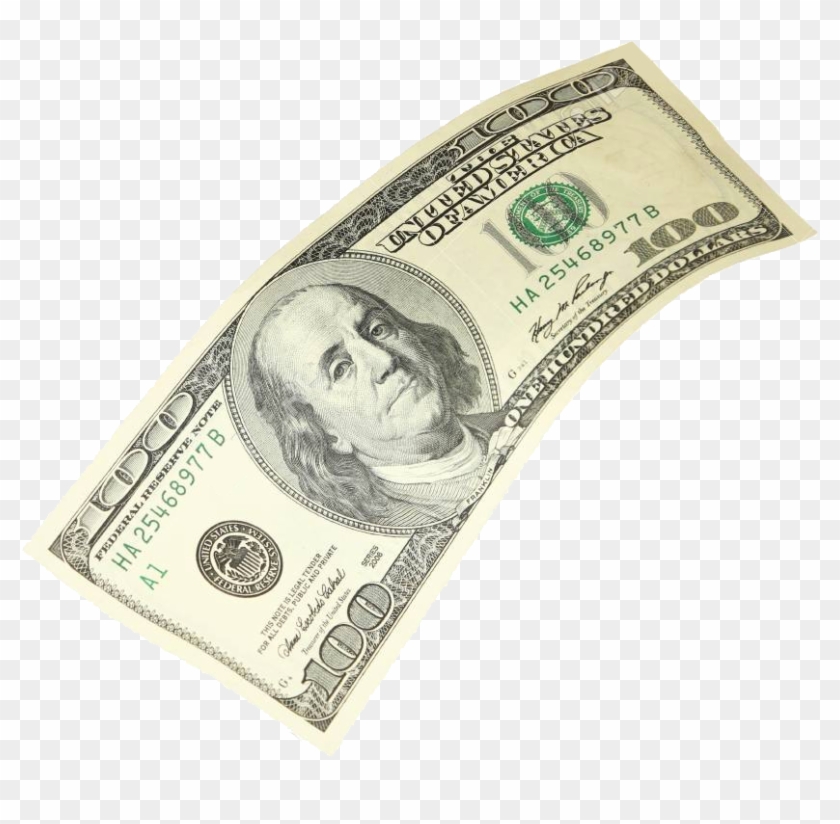 Falling Hundred Dollar Bills , Png Download - 100 Dollar Bill Clipart #1853177